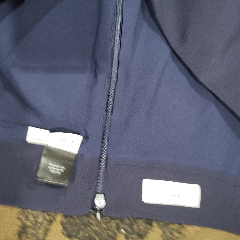 Navy color 24w women's skirt - Picture 2 of 7